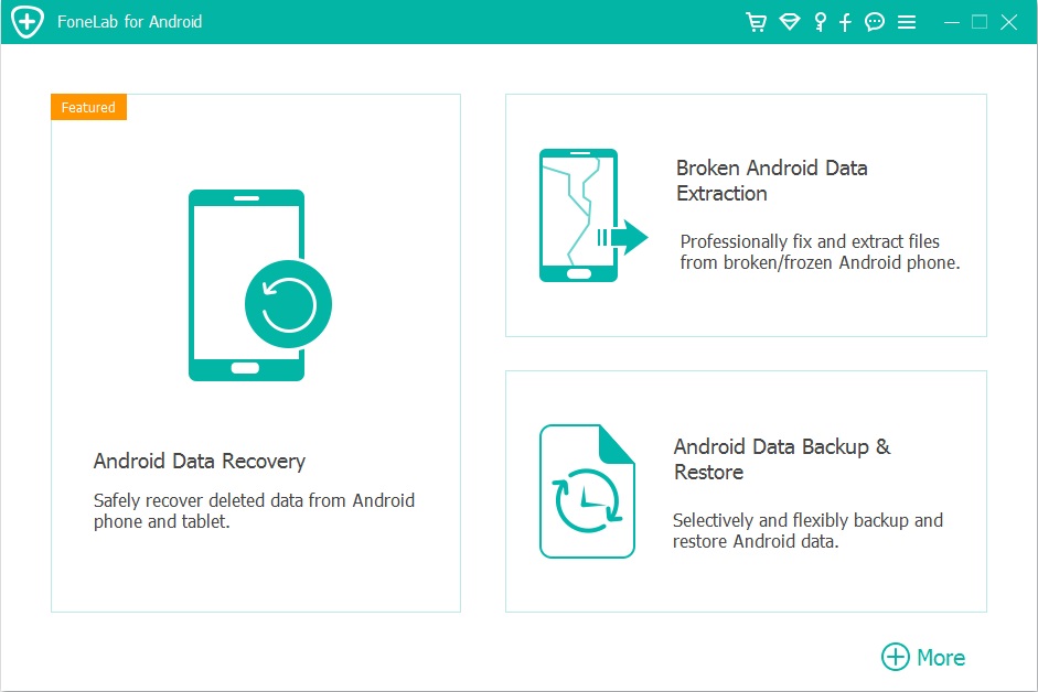 launch U.Fone Android data recovery