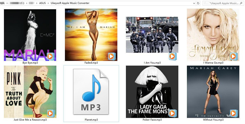 check converted mp3 music files