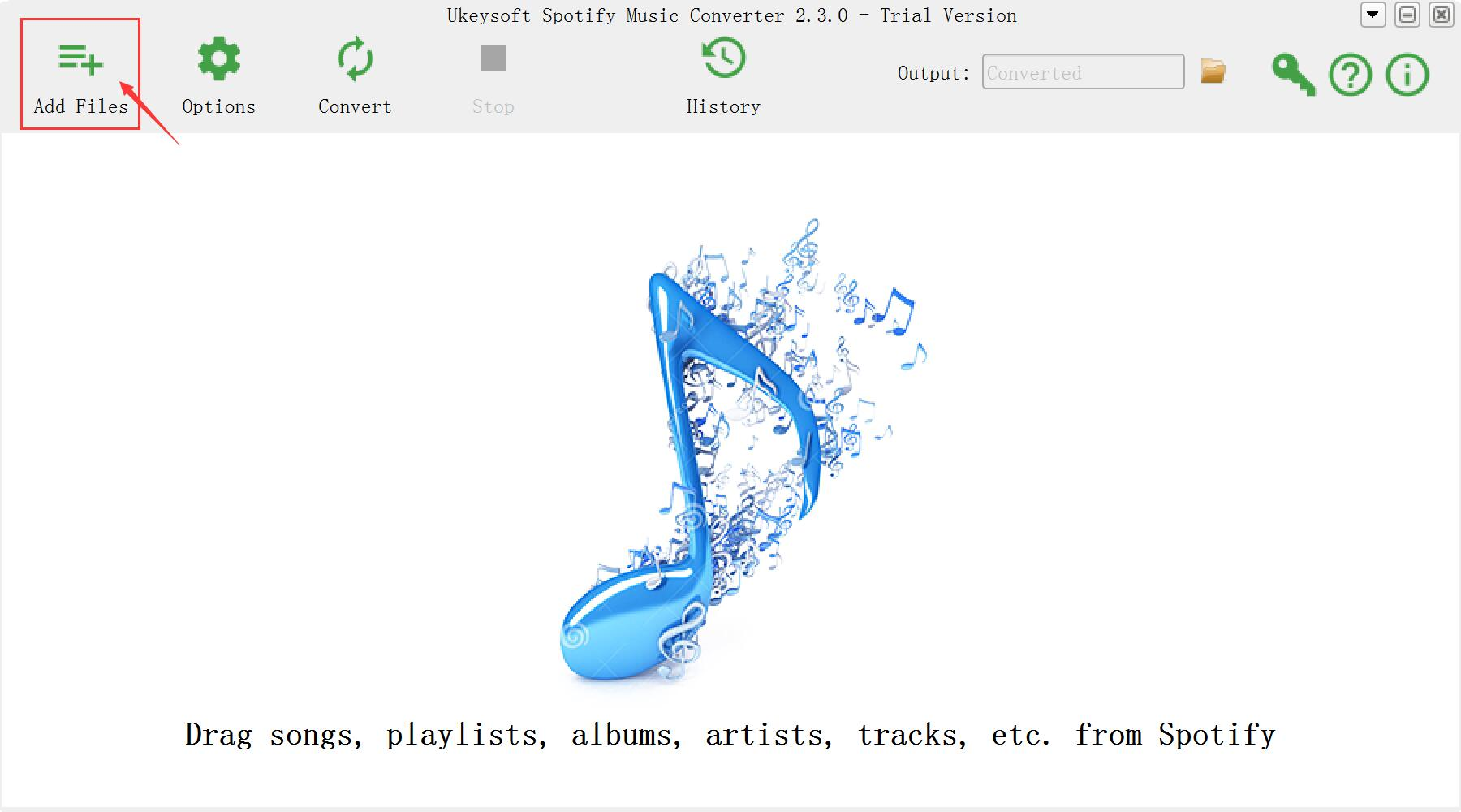 Spotify Music Converter home page