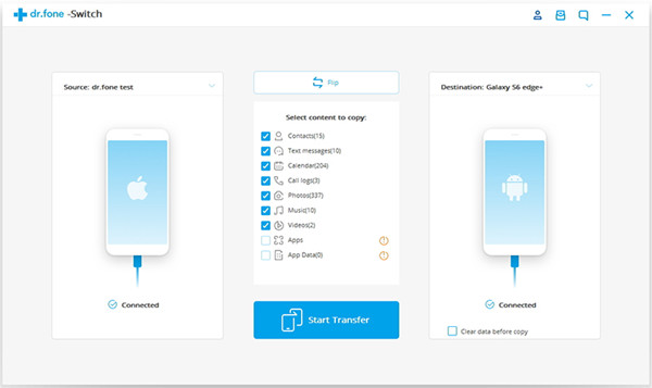 transfer sms from Samsung galaxy