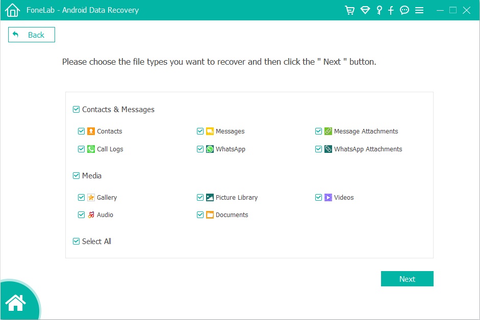 Select Data Types