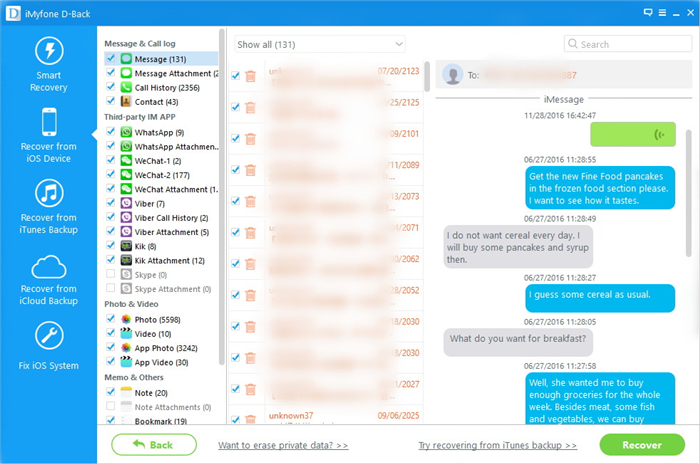 recover deleted sms from iphone