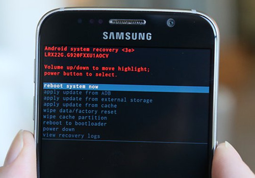 samsung s6 reboot system