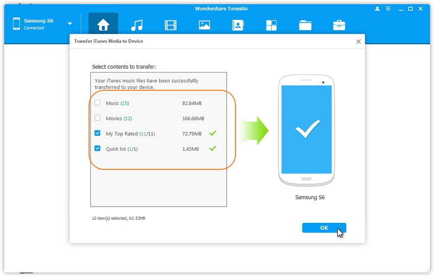 transfer itunes music to huawei Mate RS