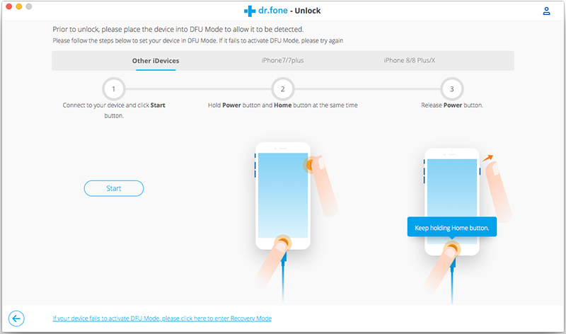 DFU mode to unlock iphone without passcode