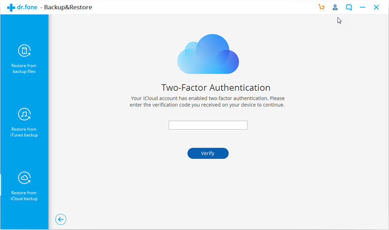 verification code of two factor authentication