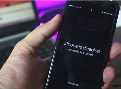 解锁禁用iphone