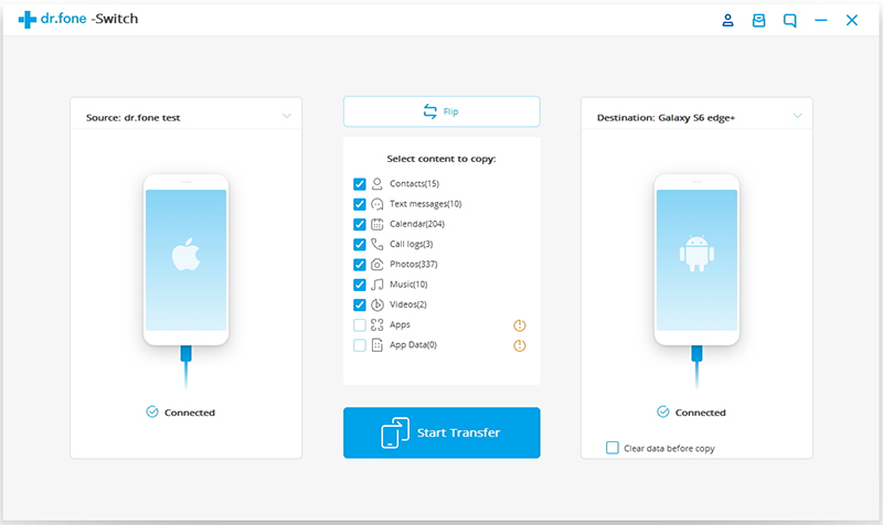 transfer iphone data to galaxy note 10