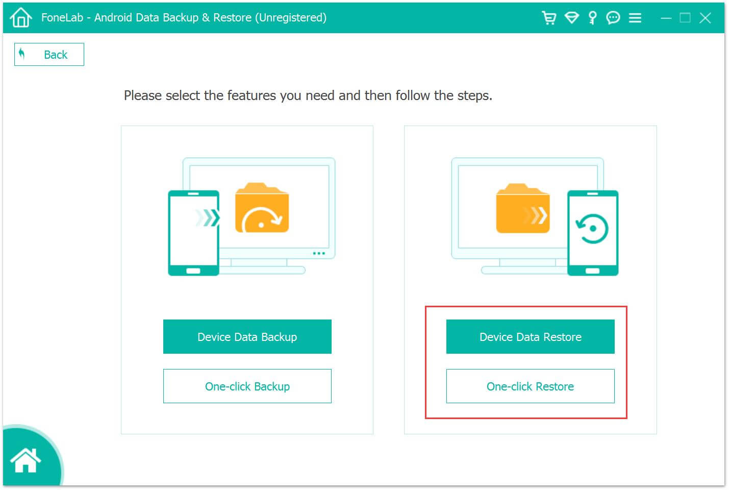 restore huawei data